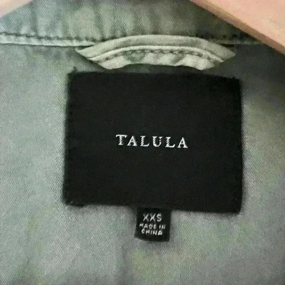 Vintage  Talula Aritiza Women’s Trooper Utility Green Normcore Jacket XXS - Picture 14 of 16